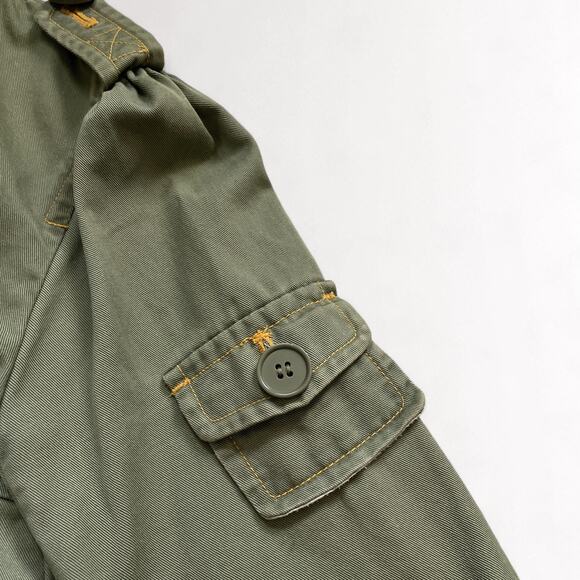 Vintage Utility Military Jacket Gorpcore Olive Green Cargo Grunge Streetwear - Picture 8 of 8